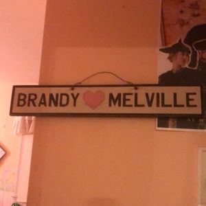 Brandy Melville Hanging Sign